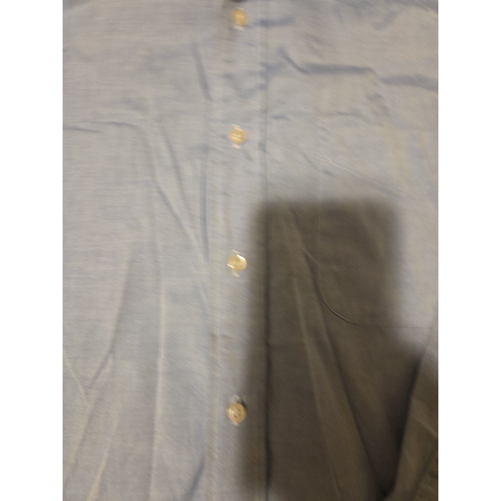 Brooks Brothers Dress Shirt Long Sleeve 16.5  Madison Button‎ Up Non Iron Blue - Picture 4 of 5